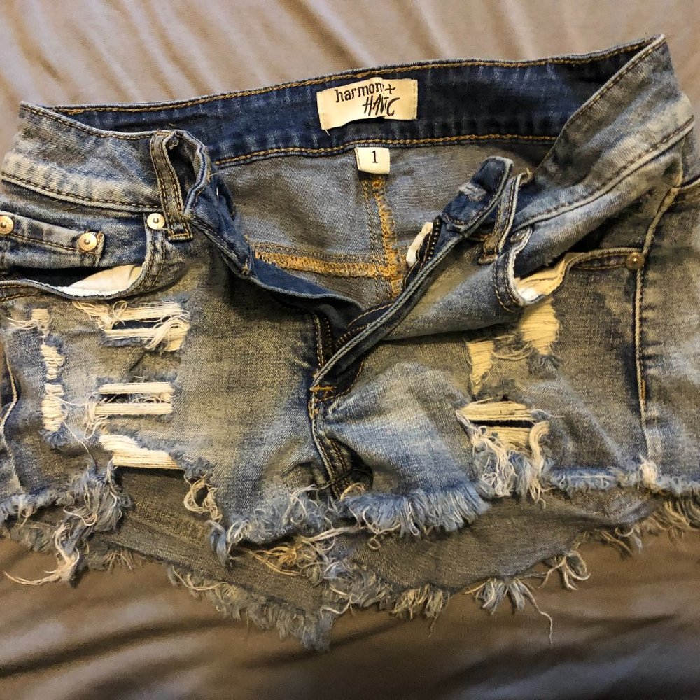 ripped shorts
